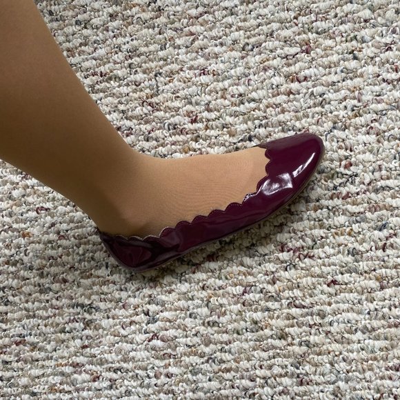 Purple patent ballet flats, NWOT - Picture 5 of 7